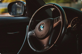 Car Steering Black
